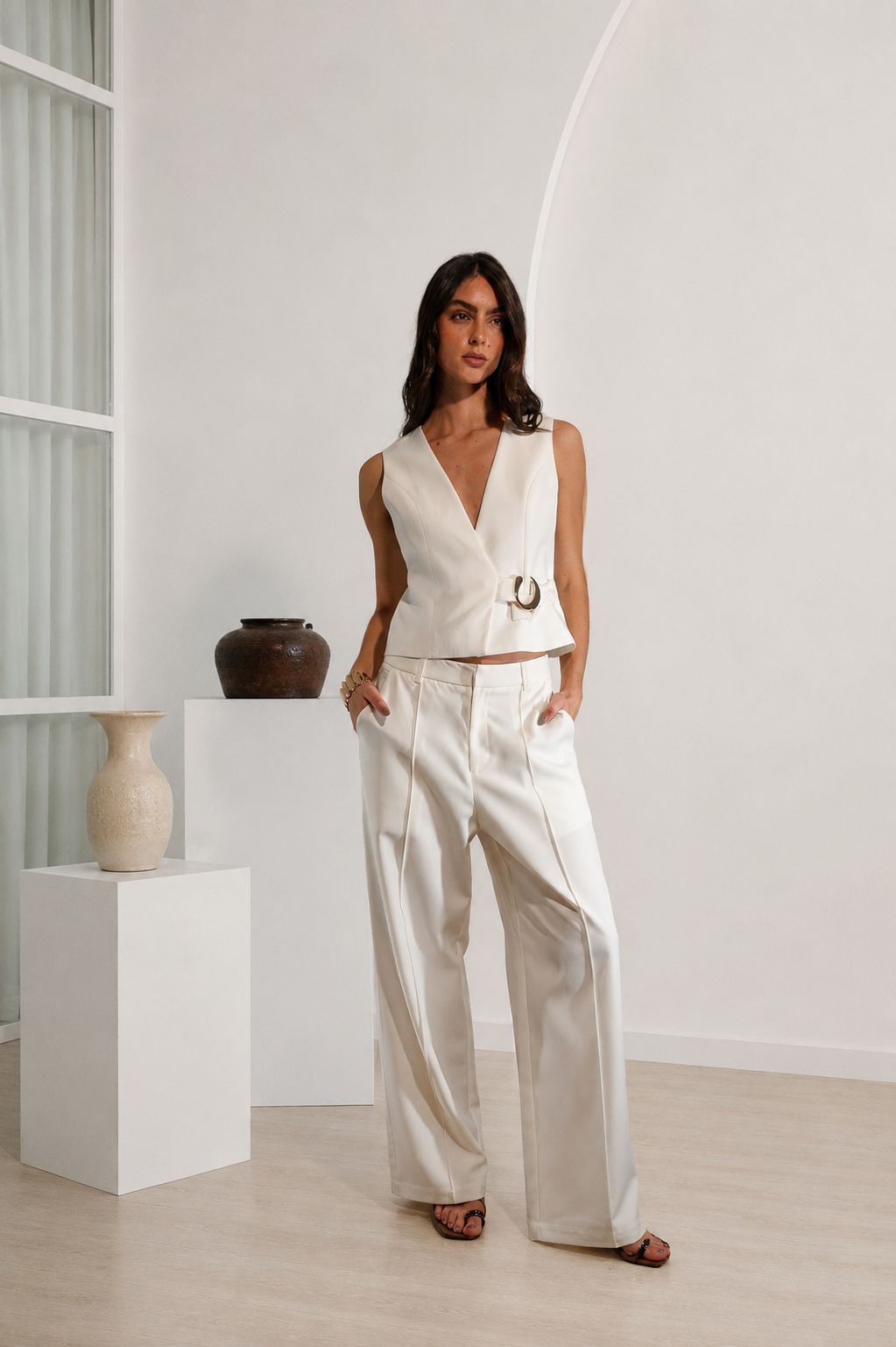 chaleco y pantalon